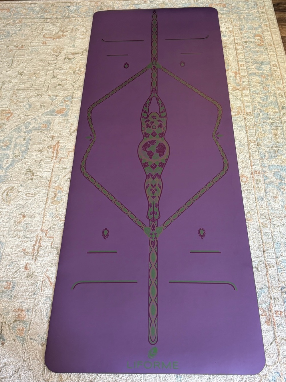 Liforme Mother Earth edition yoga mat -used once
